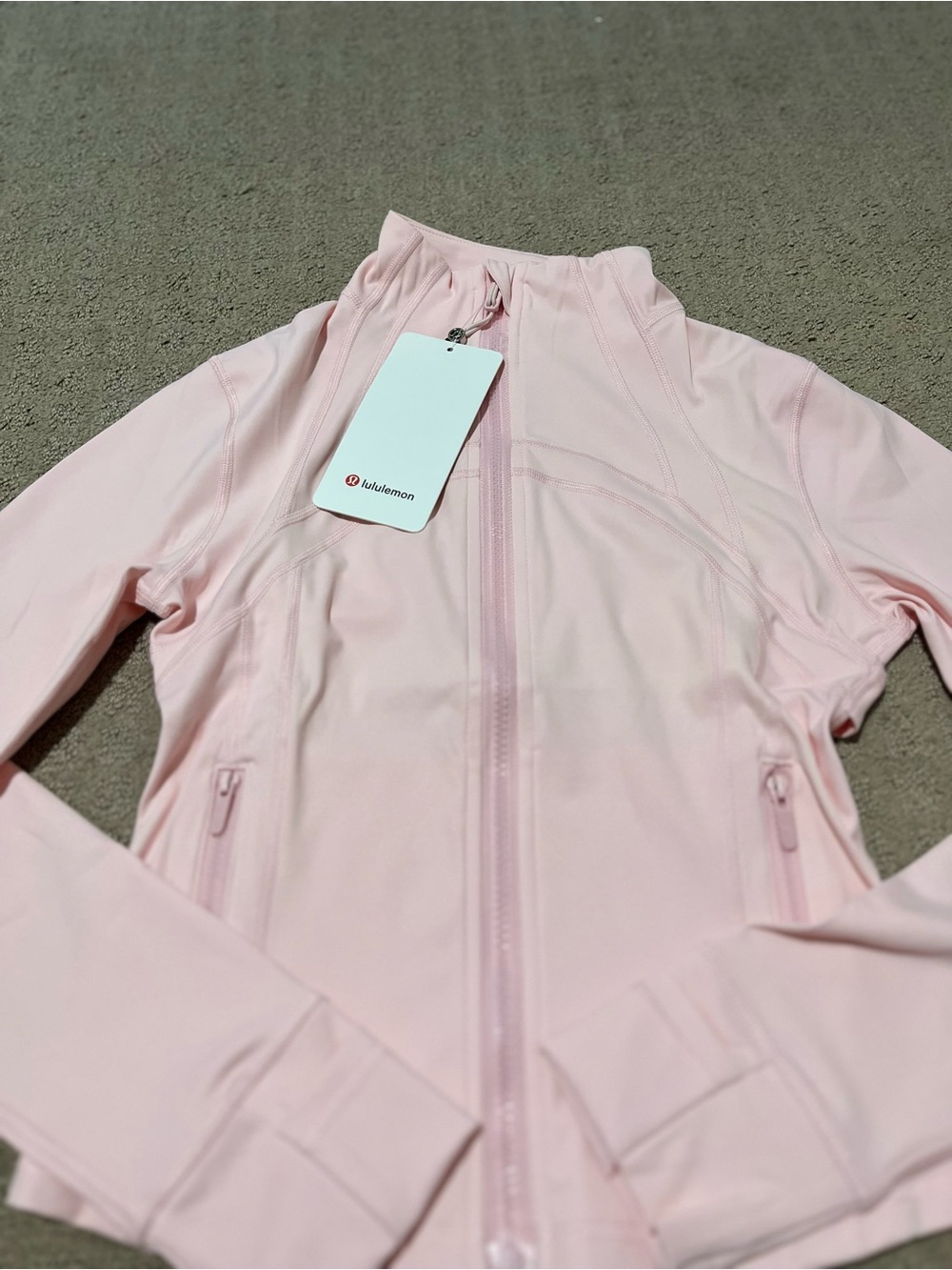lululemon athletica Pale Pink Full-Zip Utility Jacket